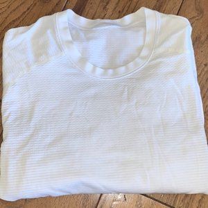 White LULULEMON shirt!